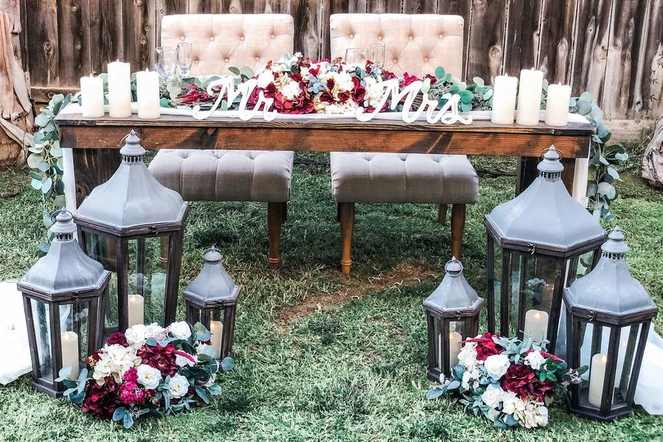 Sweetheart Table