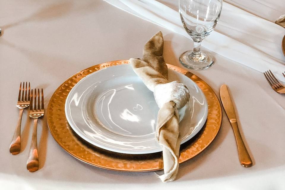 Copper Table Settings