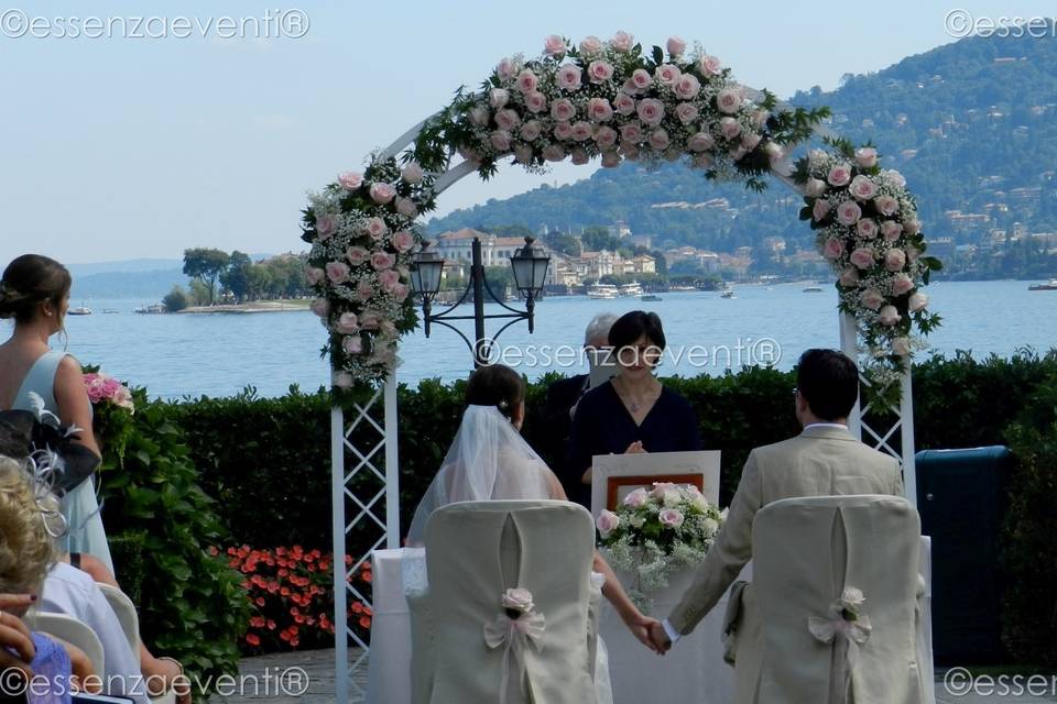 Symbolic Wedding Ceremony Lake Maggiore Italy
