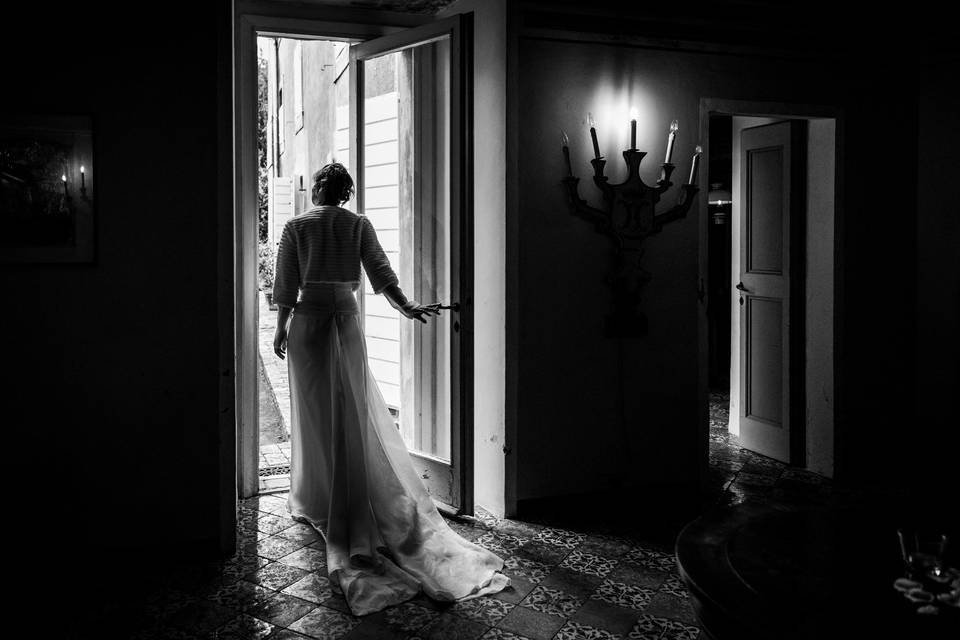 The bride is coming
