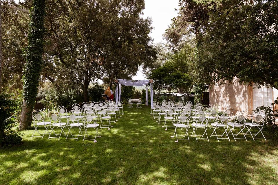 Ceremony on the rooftop garden