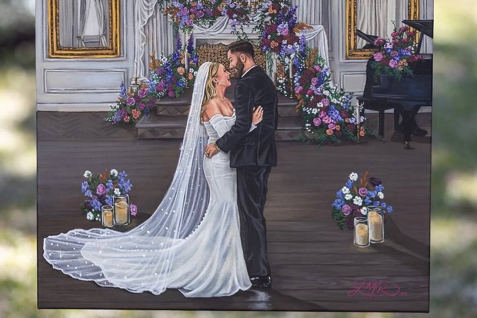 Snap Chic Wedding Painting