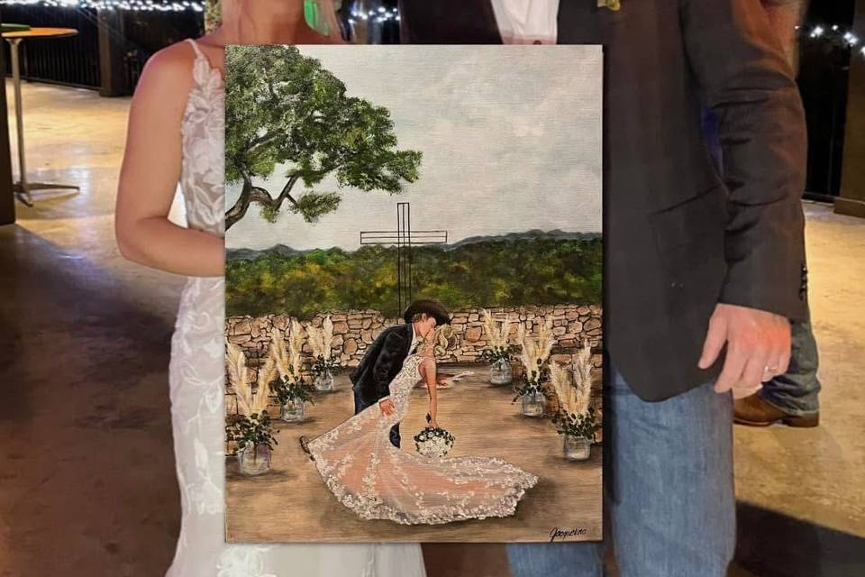 Live Wedding Painting