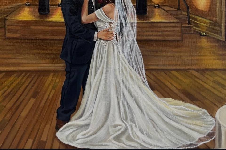 Live Wedding Painting