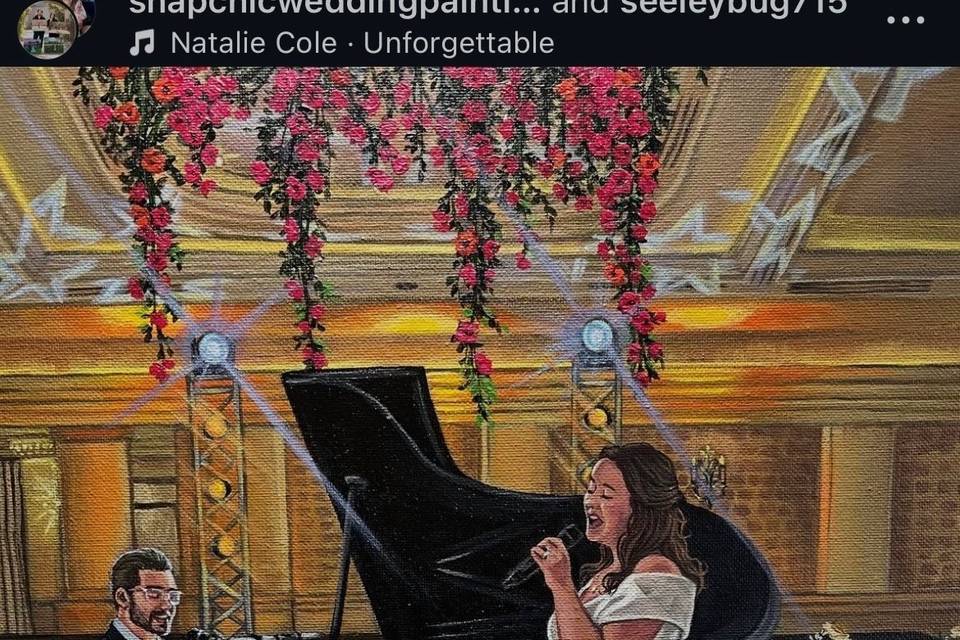 Live Wedding Painting