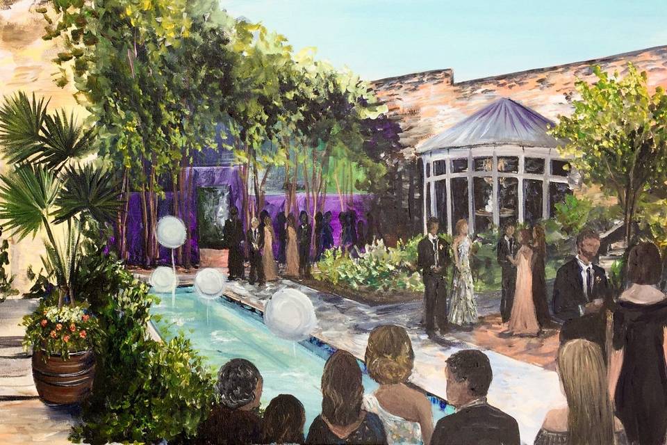 Snap Chic Wedding Painting