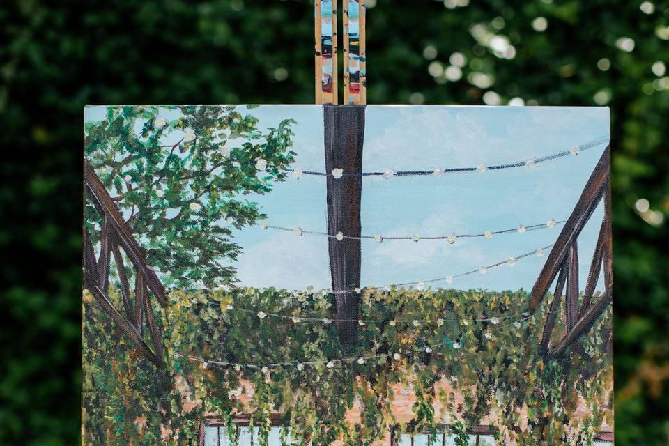 Snap Chic Wedding Painting