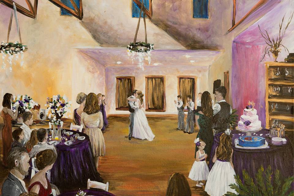 Snap Chic Wedding Painting