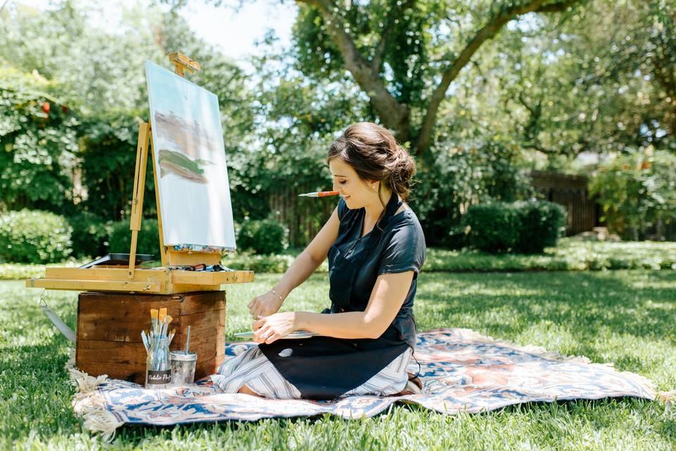 Snap Chic Wedding Painting