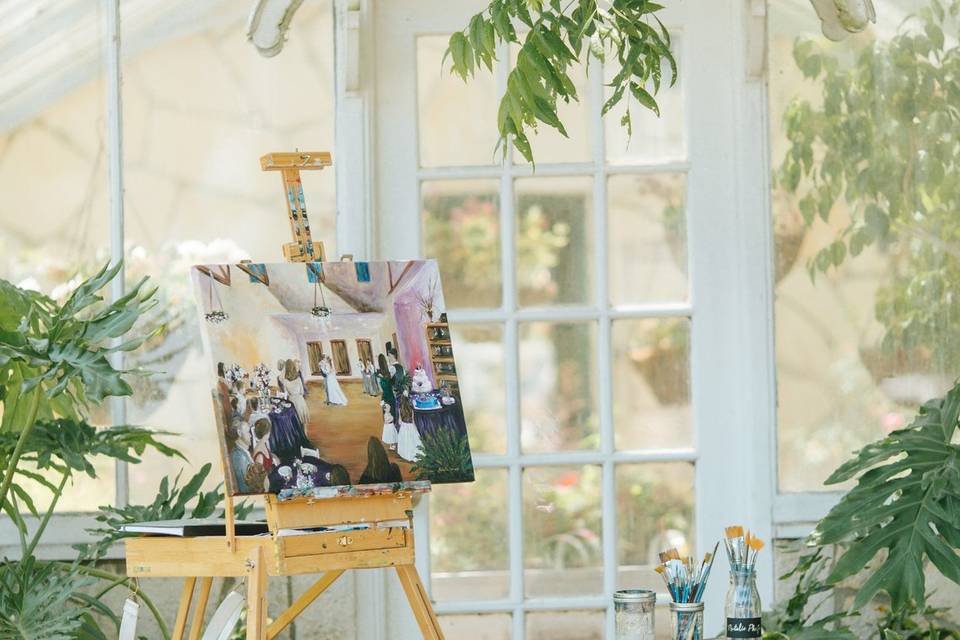 Snap Chic Wedding Painting