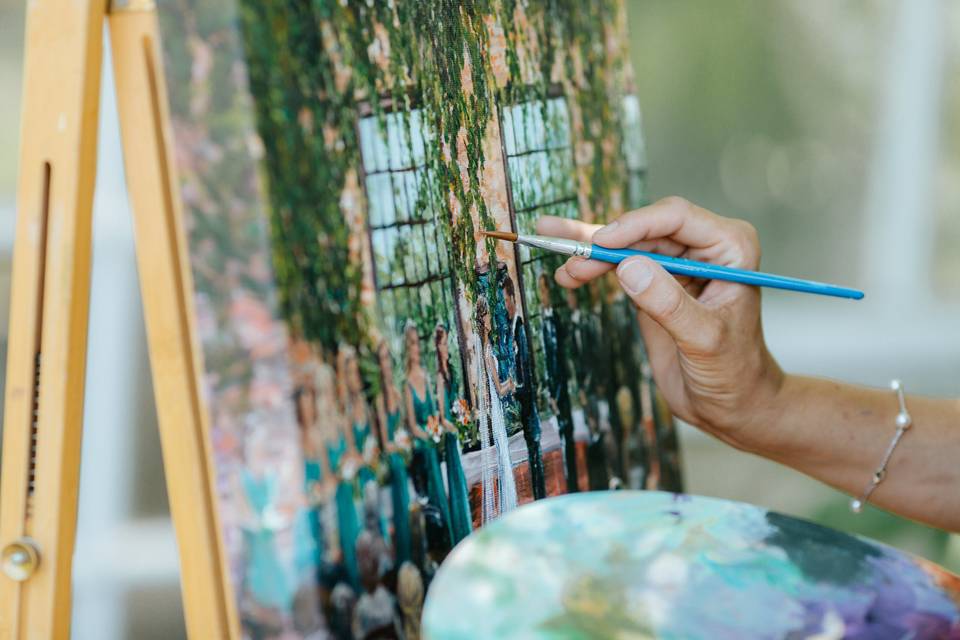 Snap Chic Wedding Painting