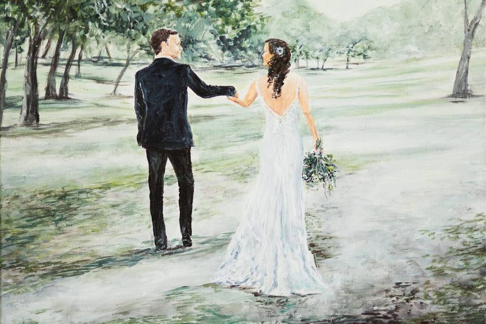 Snap Chic Wedding Painting