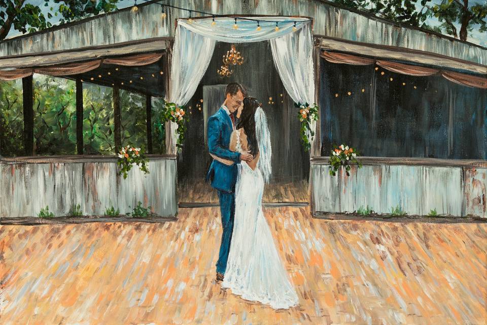 Snap Chic Wedding Painting