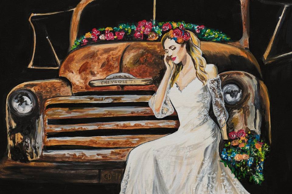 Snap Chic Wedding Painting