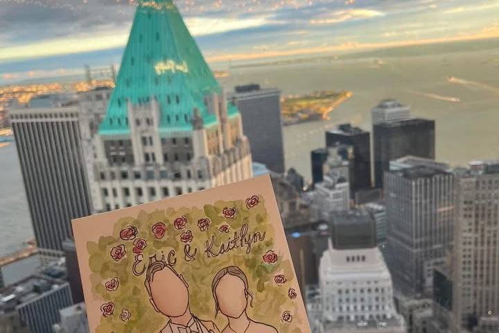 NYC guest watercolors