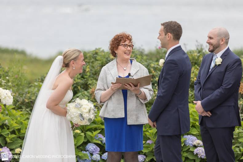 Maine wedding near the ocean