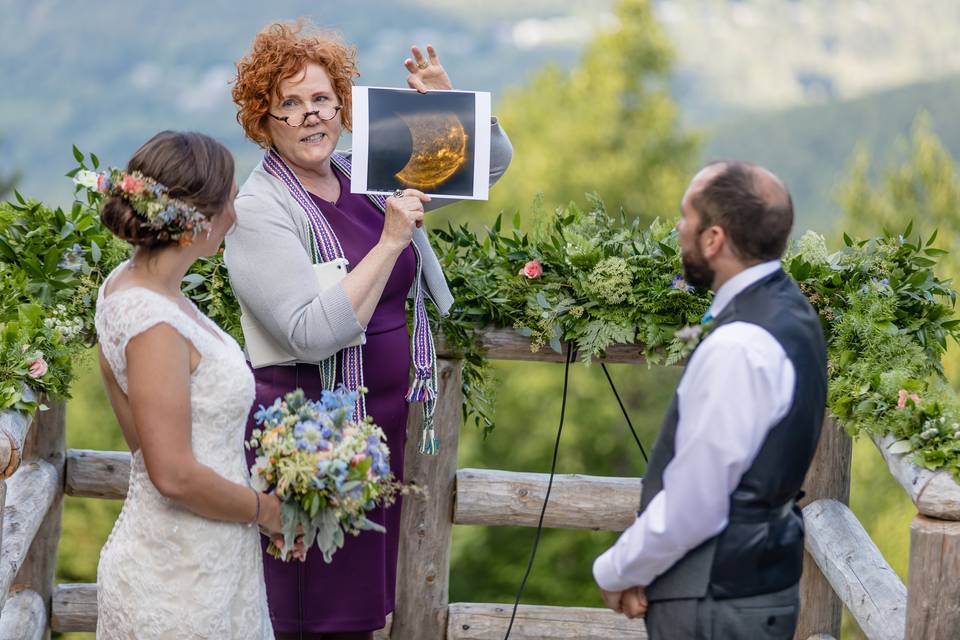 Wedding on total eclipse day.