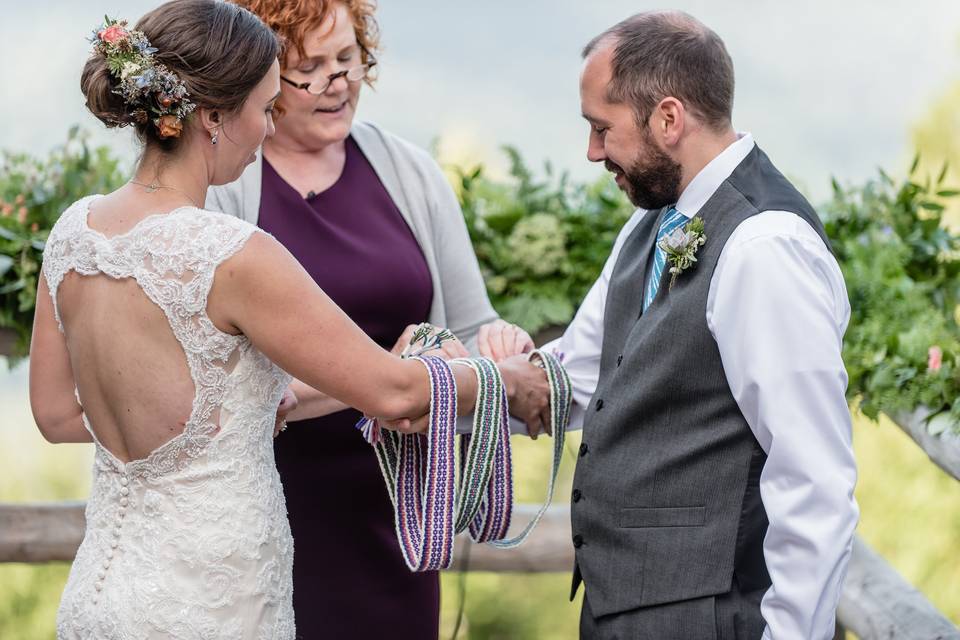 A Celtic handfasting