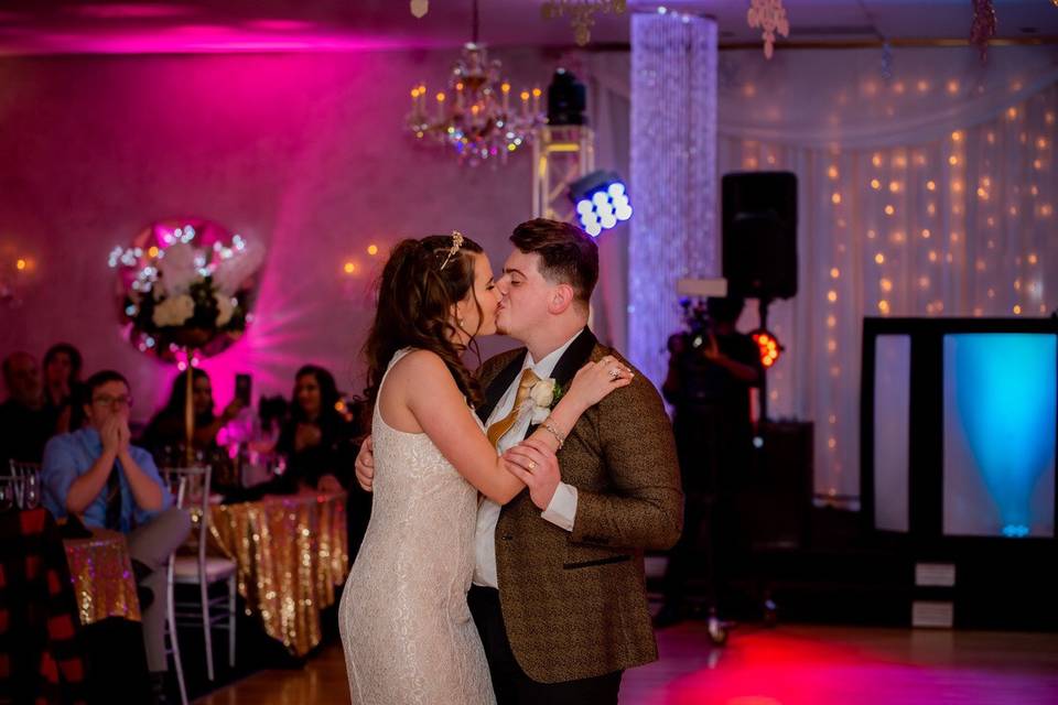 Groom tearing up Dance Floor