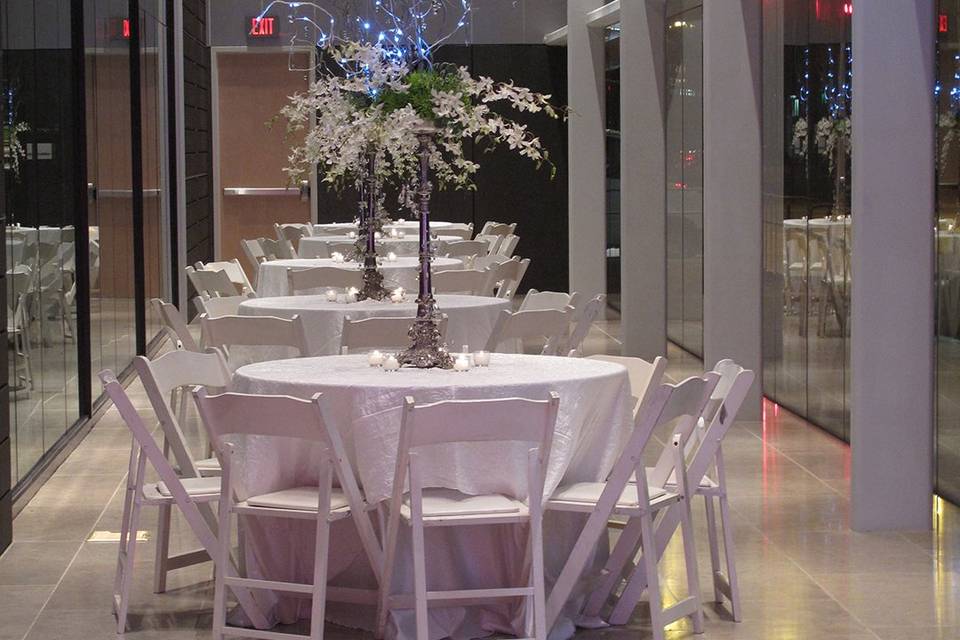 Cafe Seating set for reception