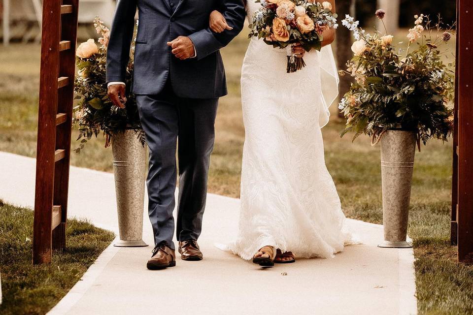 Bride and Father