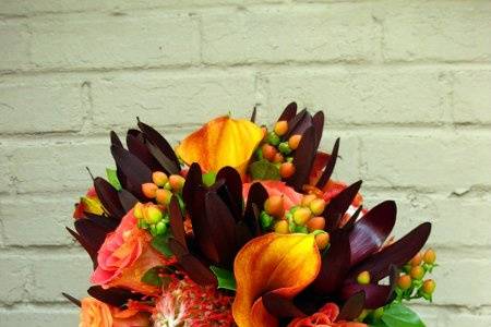 Fall bridal bouquet