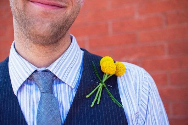 Billy ball boutonniere