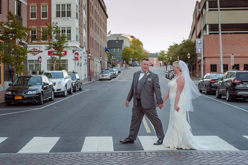 Creative couple portrait