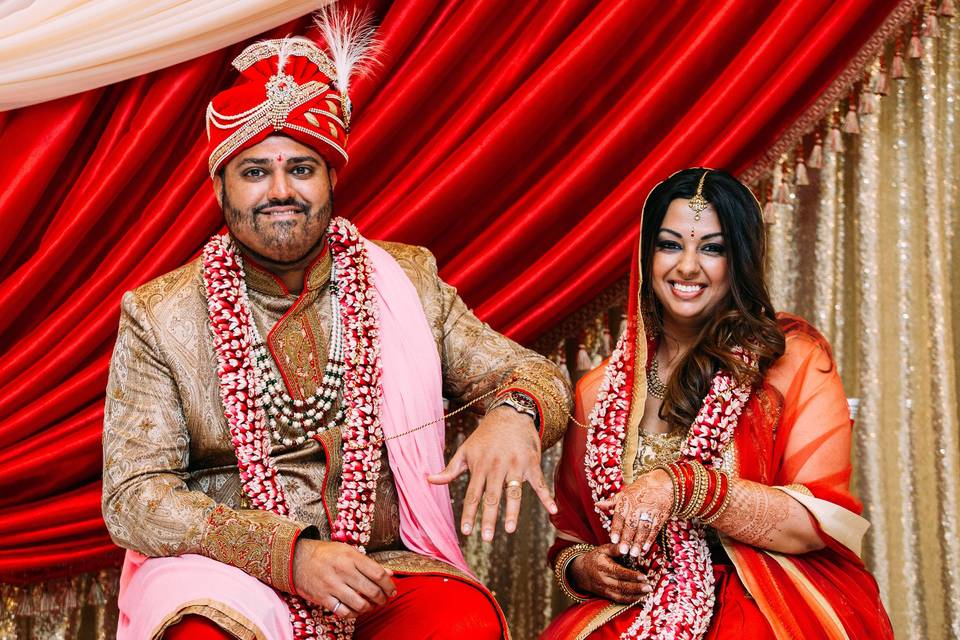 Creative couple portrait