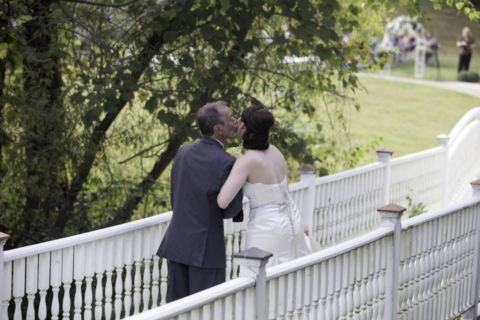 Couple kissing