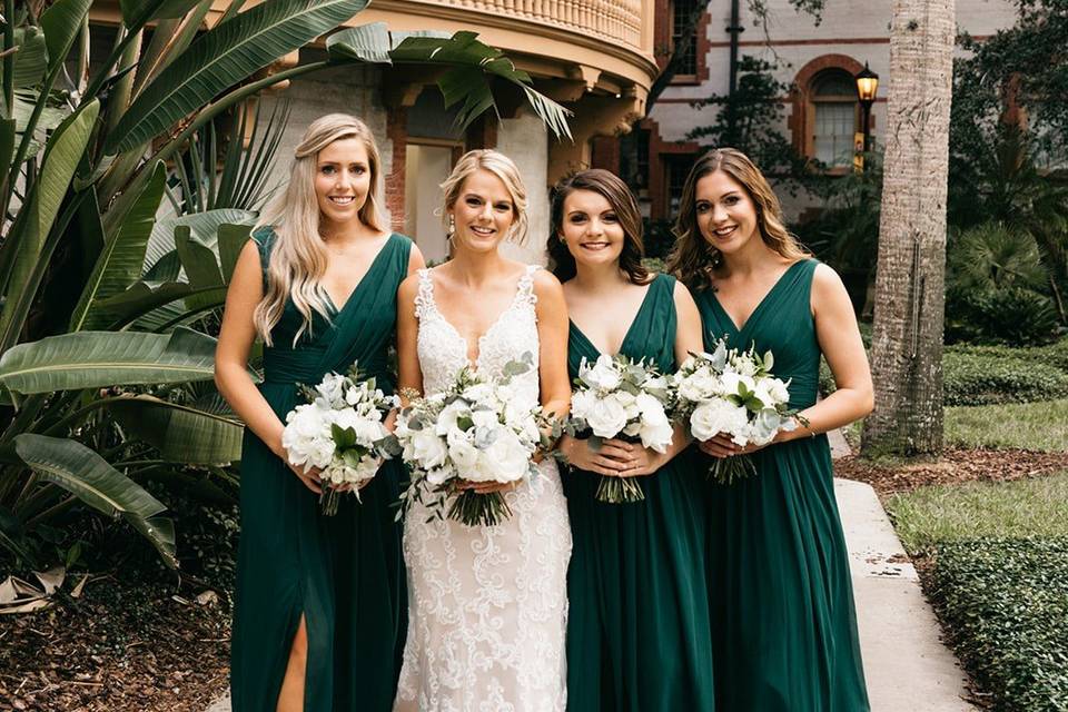 Bridal Party on Flagler Ground