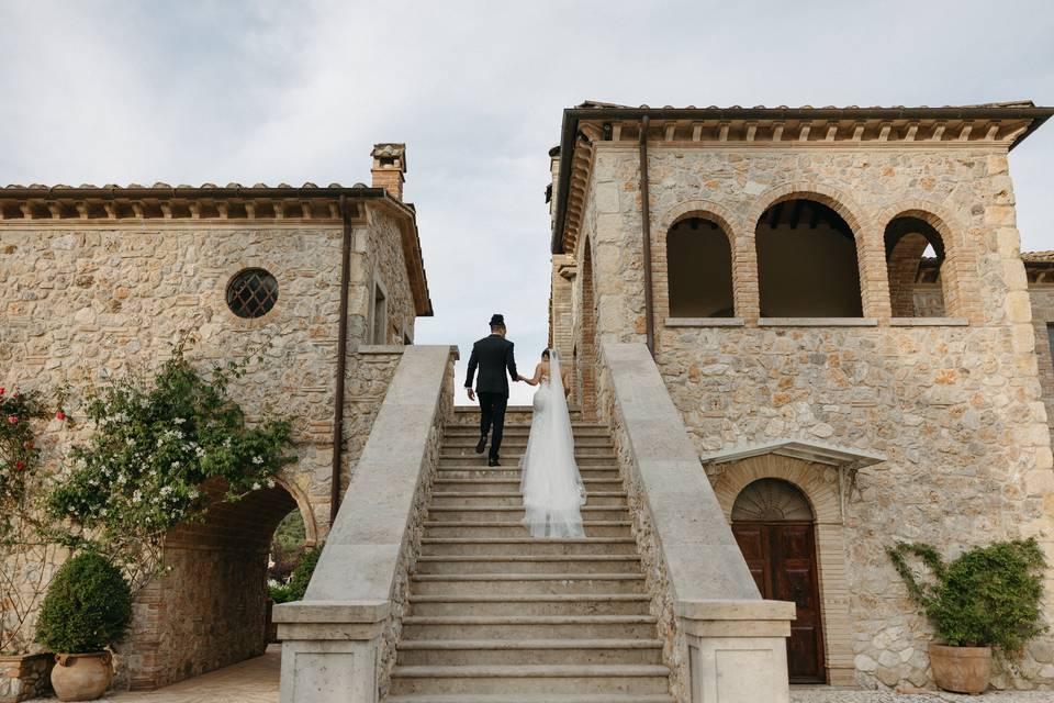 The main stairs