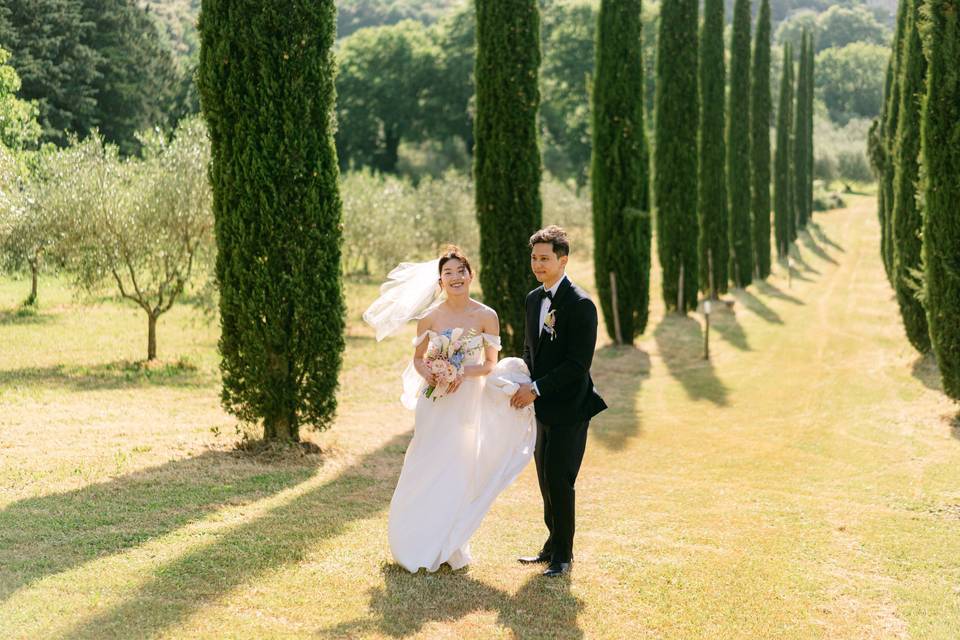 Couple pictures, cypress path