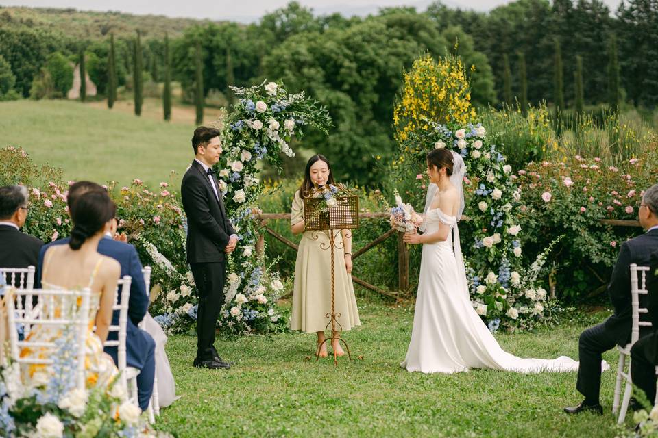 The ceremony