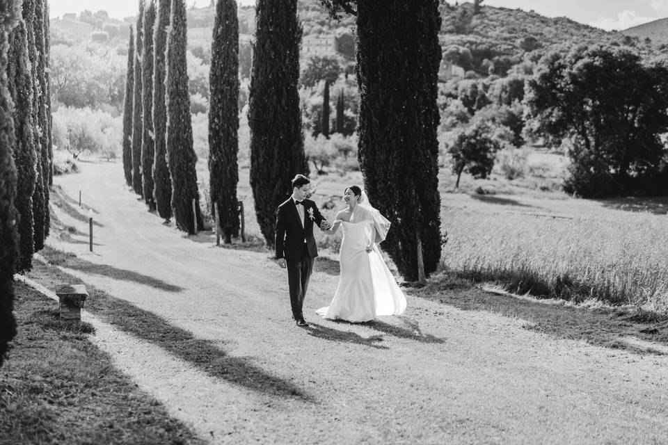 Couple pictures, cypress path