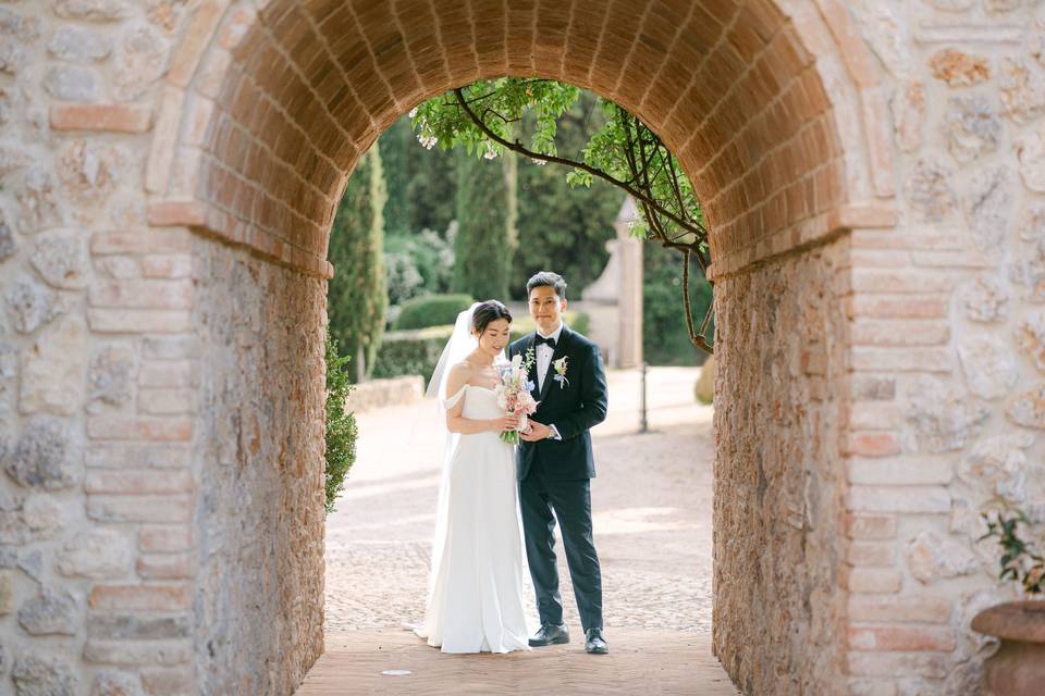 Under the arch