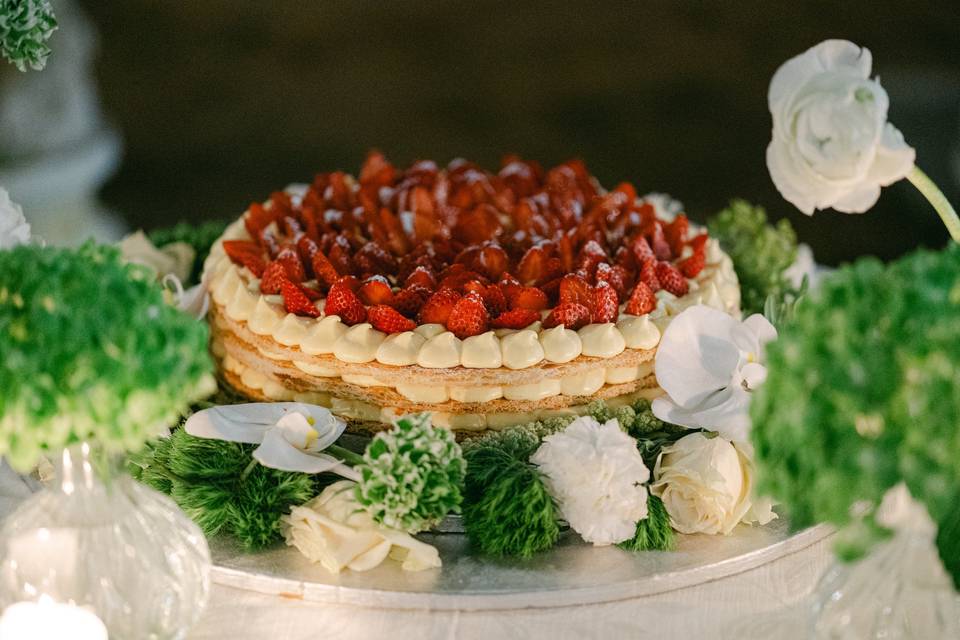 The wedding cake