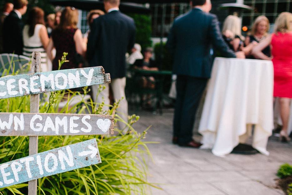 Wedding sign board