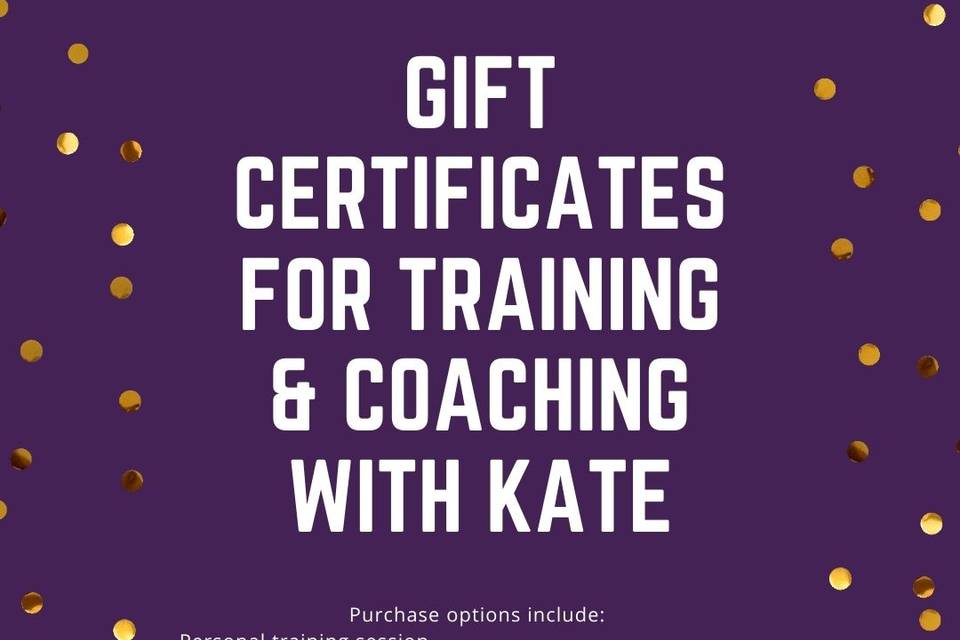 Gift Certificate Options