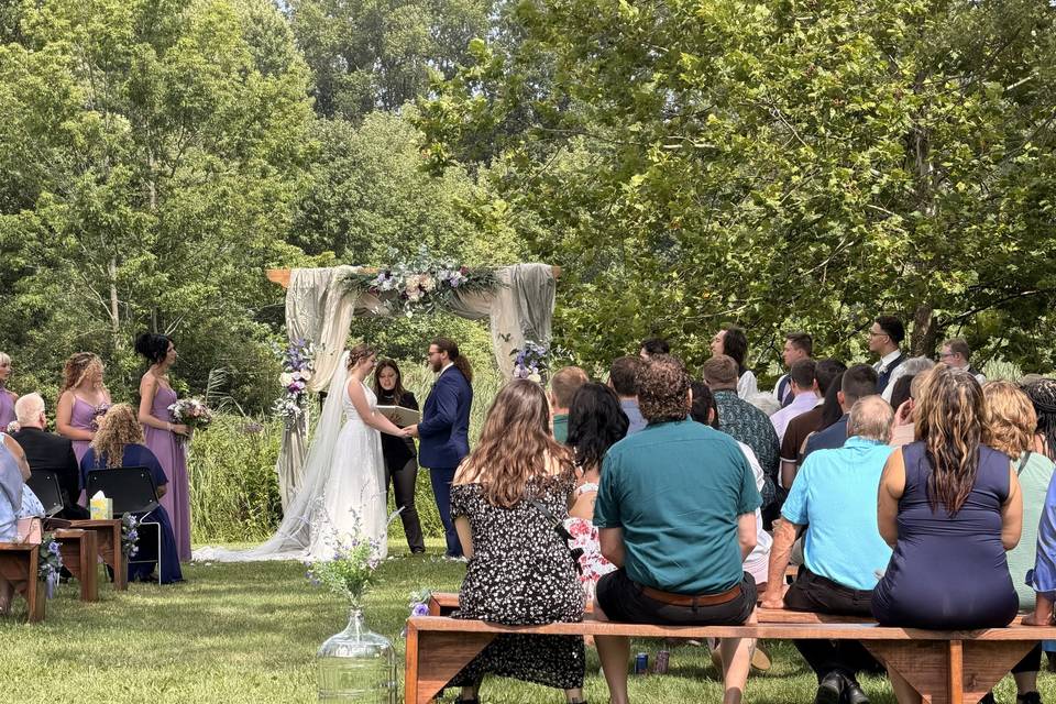 Outdoor ceremony