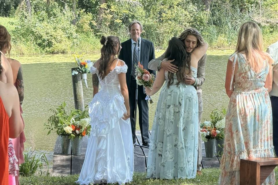 Waterfront ceremony