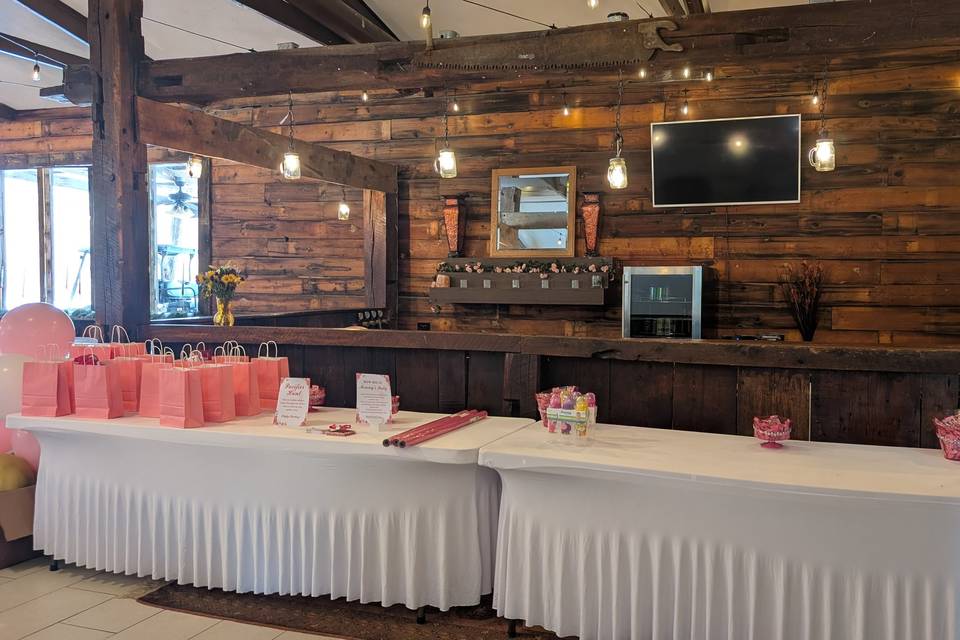 The bar