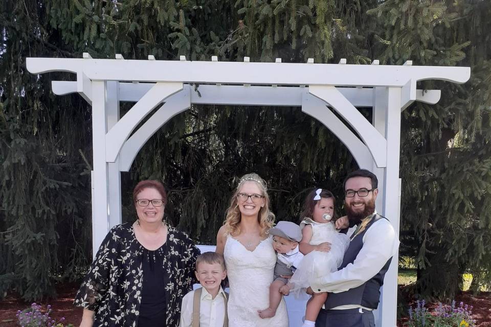 Beautiful family wedding