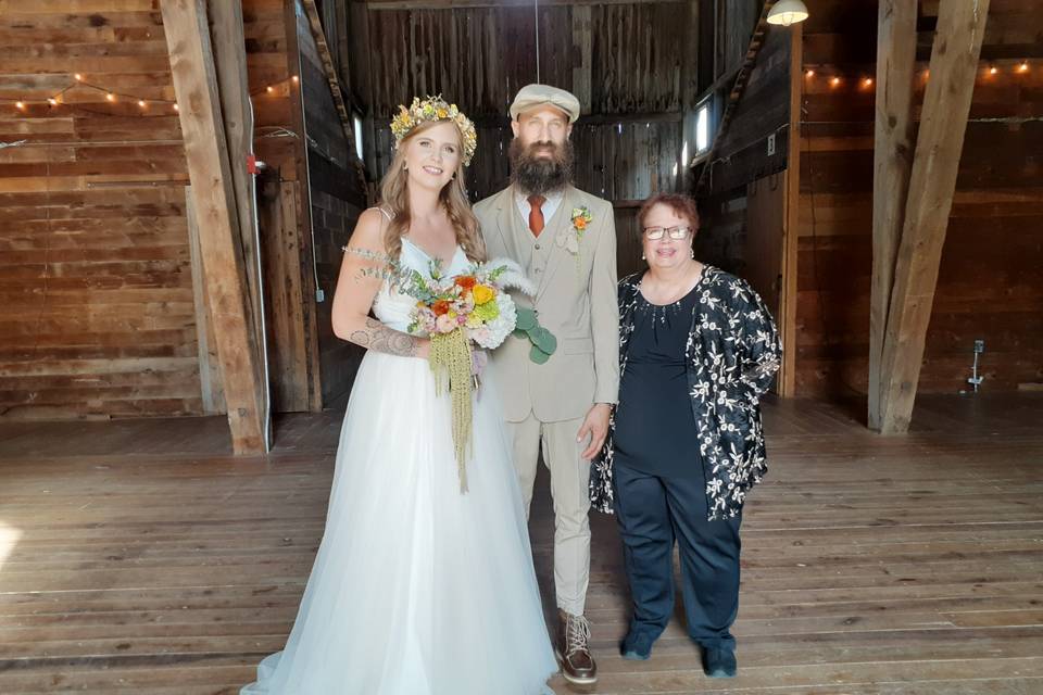 Lovely barn wedding