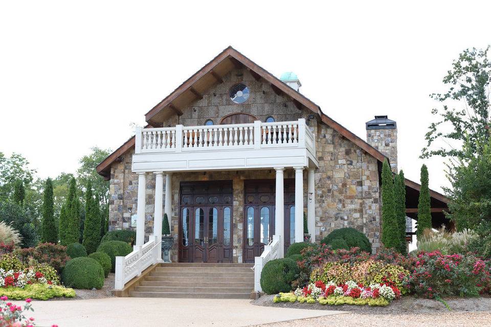 Reception lodge entrance