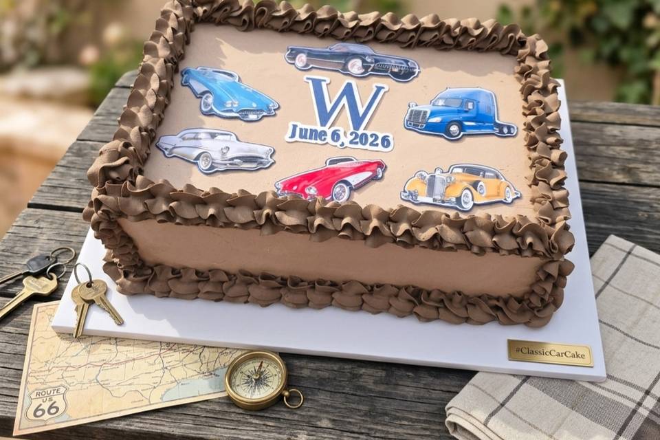 Groom's cake cars