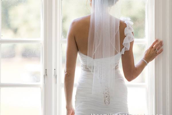 Bride by the window