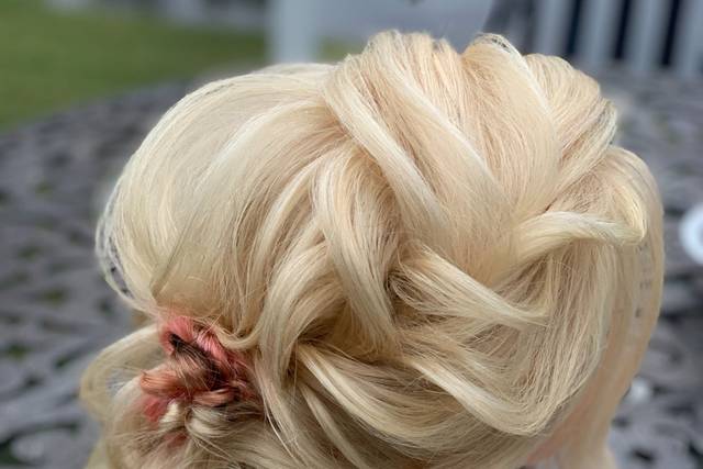 Intricate hairstyle