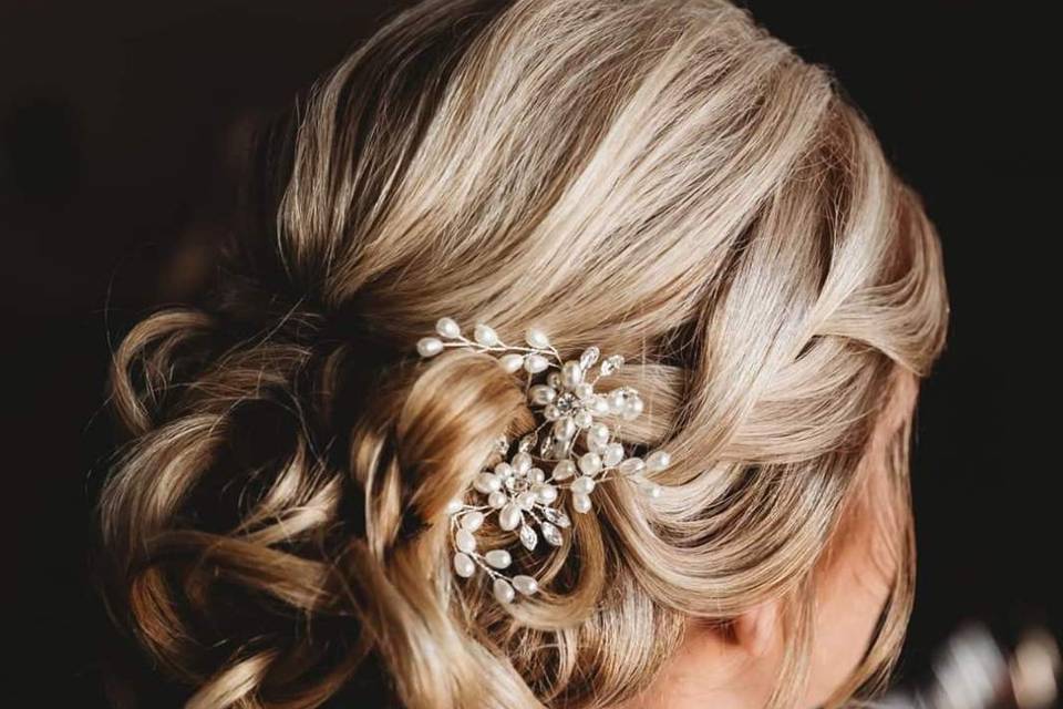 Romantic updo