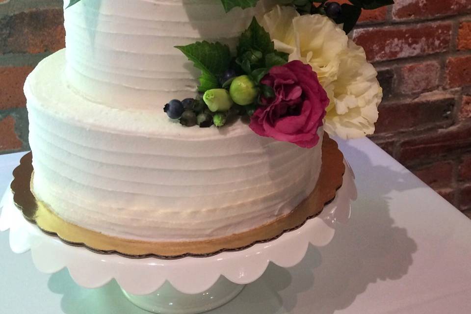 Tiered cake linear texture